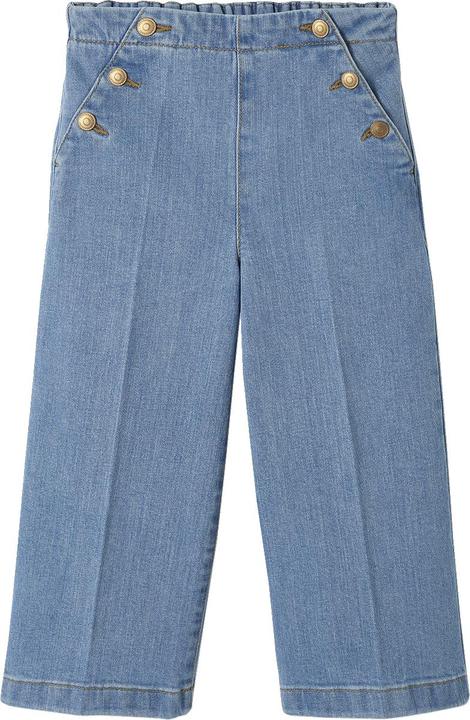 Image du produit Vertbaudet Large jean 3/4 fille Oeko-Tex (158)