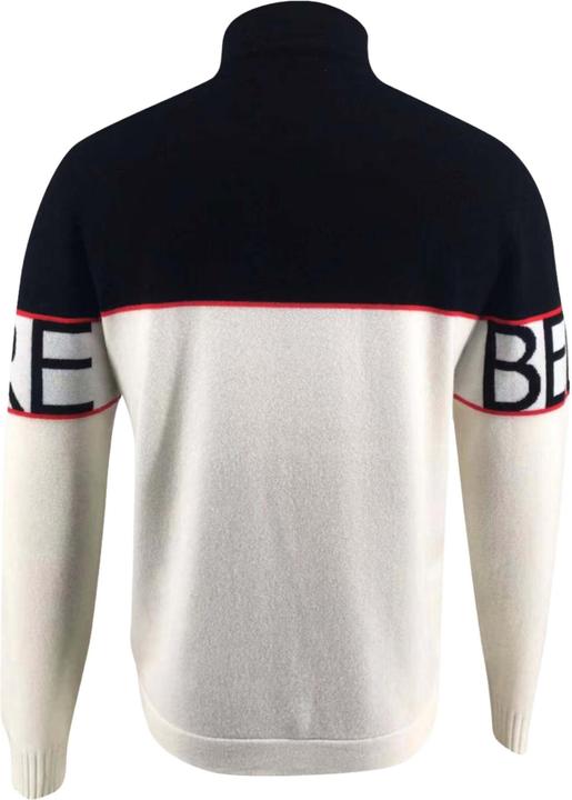 Actual product image Bellemere Pullover Half-Zipped Cashmere Blend Sweater (L)