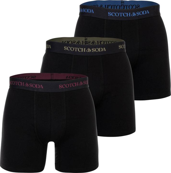 Scotch & Soda Solid Cotton Stretch (XL, 3er Pack)
