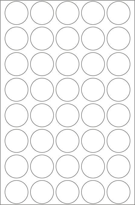 Actual product image HERMA Verschlussetiketten