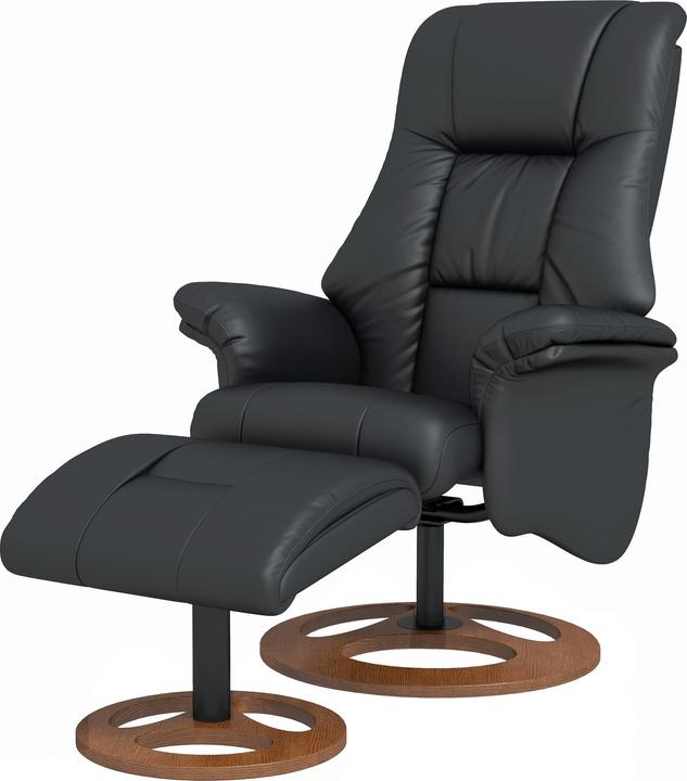 Homcom Massagesessel mit Fusshocker