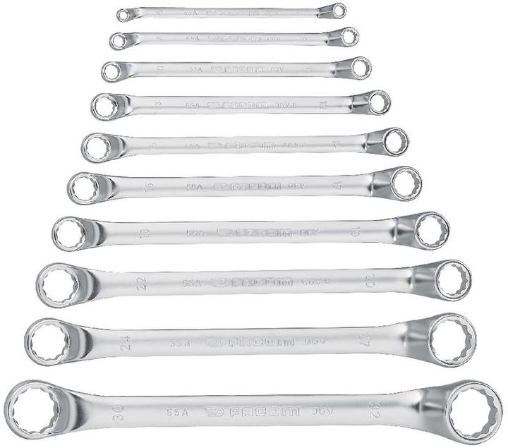 Actual product image Facom Doubleend ring wrench set (32 mm, 18 mm, 11 mm, 12 mm, 20 mm, 19 mm, 27 mm, 15 mm, 13 mm, 25 mm, 6 mm, 21 mm, 7 mm, 14 mm, 29 mm, 8 mm, 10 mm, 30 mm, 23 mm, 26 mm, 22 mm, 17 mm, 28 mm, 9 mm, 16 mm, 24 mm, 31 mm)