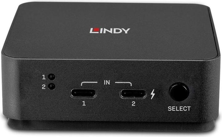 Actual product image Lindy 2 Port Type C,Dual HDMI 4K60 KVM Switch
