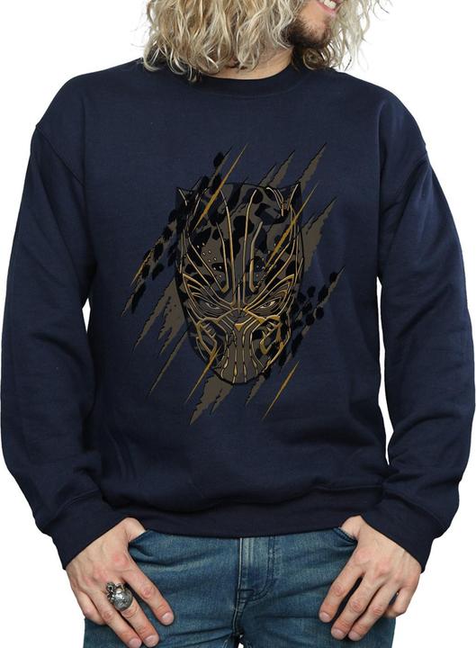 Produktbild Schwarzer Panther Gold Kopf Baumwolle Sweatshirt (XL)