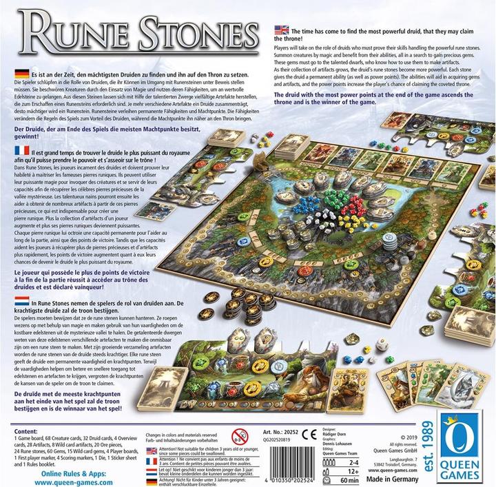 Immagine prodotto 20252 - Pietre Rune - Gioco di carte (Edizione EN/DE/FR/NL) (Tedesco, Francese, Inglese)