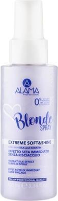 Alama Professional No Yellow Extreme Soft & Shine Leave-in Spray for Blonde, Grey and Bleached Hair 100ml (100 ml)