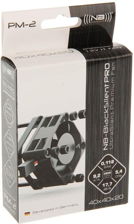 Immagine prodotto Noiseblocker BlackSilent Pro PM-2 (40 mm, 1 x)