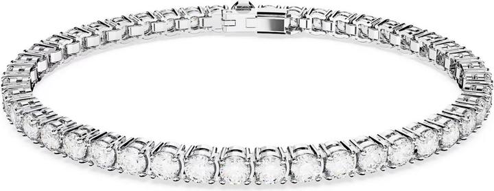 Swarovski Matrix Tennis Armband Rundschliff Weiss