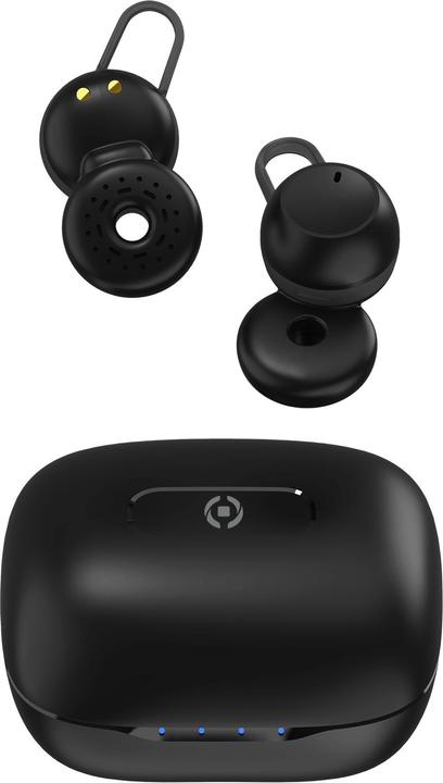 Produktbild Celly AMBIENTAL, True Wireless Stereo (TWS), Calls/Music, 20 - 20000 Hz, 33 g, Headset, Black (40 h, Kabelgebunden)