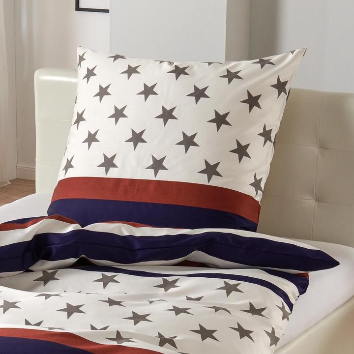 Image du produit Traumschlaf Sterne (Set de linge de lit, 200x200 cm + 80x80 cm)