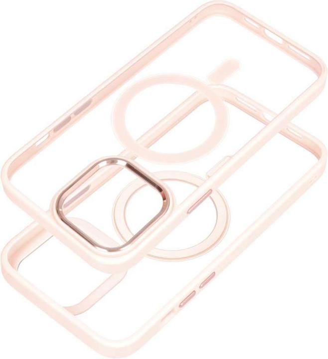 Produktbild OEM Back panel cover COLOR EDGE MAG COVER case compatible with MagSafe for IPHONE 15 Pro pink (Apple iPhone 15 Pro)