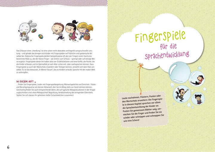 Actual product image Neue Fingerspiele für Krippenkinder (German, Suse Klein, 2022)