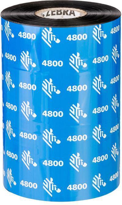 Valori nutrizionali e ingredienti Zebra Nastro 4800, resina, 60mmx450m (Nero)
