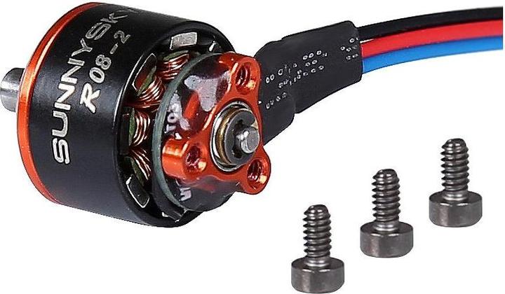 Actual product image OMP Hobby Rear engine Sunnysky R08-2, Orange M1 Evo