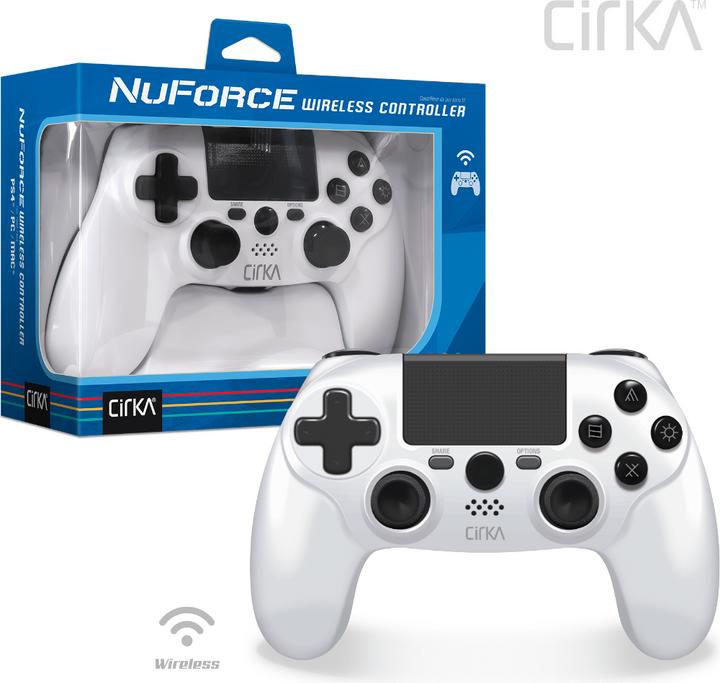 Immagine prodotto Hyperkin Controller wireless Nuforce - PS4/ PC/ Mac (bianco) (PS4, PC)