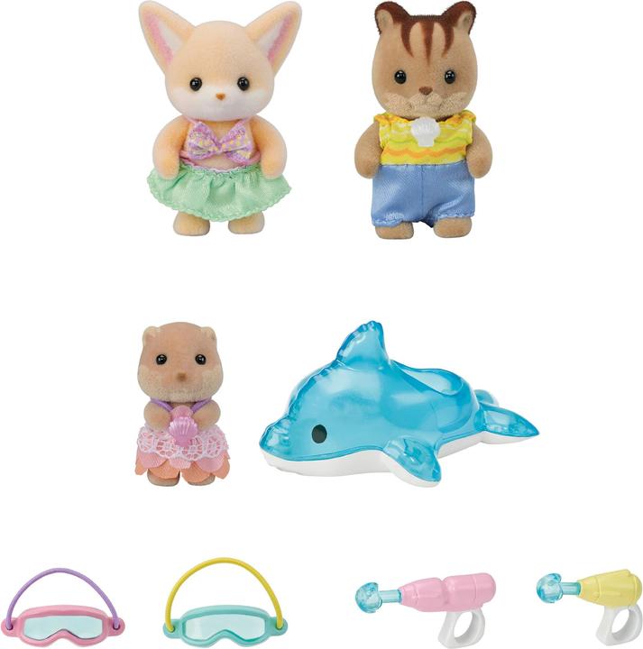 Actual product image Sylvanian Families Adventure kindergarten friends "Pool fun"
