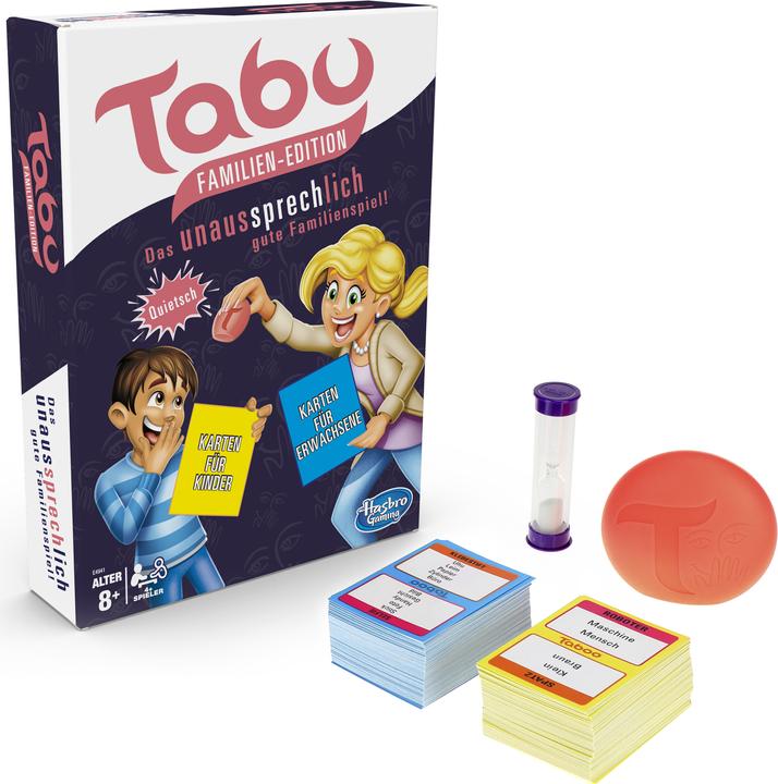 Actual product image Hasbro Gaming Taboo Family Edition (German)