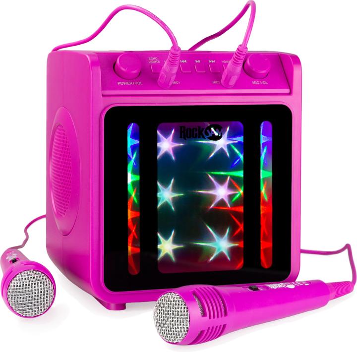 Actual product image PDT RJ SingCube Sing along Bt Speaker-Pk (1x 10 W)