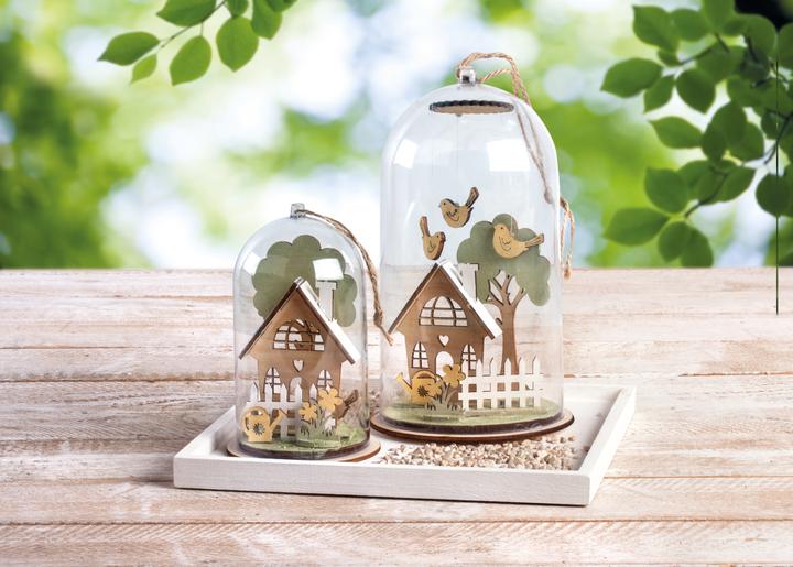 Actual product image Rayher Wooden construction kit "Garden sheds", 29 pcs.