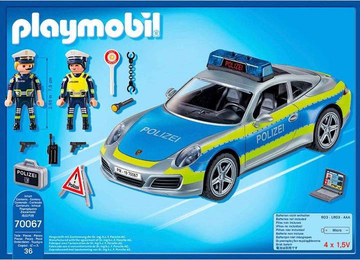 Immagine prodotto Playmobil Porsche 911 Carrera 4S Polizia (70067, Playmobil Porsche)