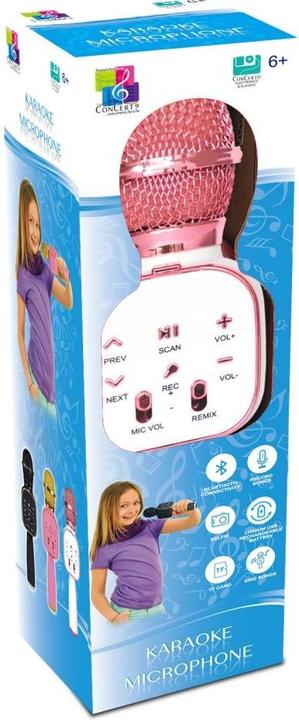 Amuuso Karaoke Microphone-Pink - 6.6X5.9X22.8 Cm