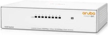 Actual product image HPE Aruba Instant On 1430 8G, Non-géré, L2, Gigabit Ethernet (10/100/1000), F (8 Ports)