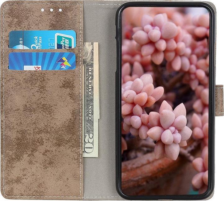 Image du produit Cover-Discount Nokia 5.4 - Étui Vintage Suede Optics kaki (Nokia 5.4)