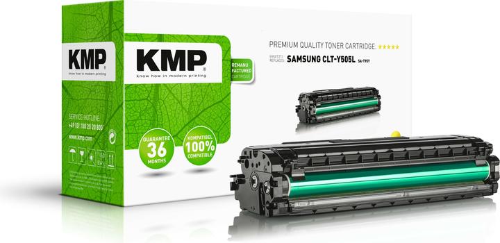 Actual product image KMP Toner SA-T95Y, yellow replaces Samsung CLT-Y505L (Y)