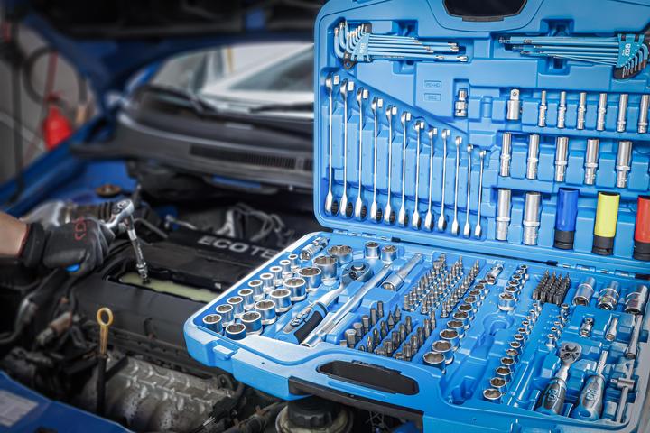 Actual product image BGS Socket Set 6.3 mm (1/4") / 10 mm (3/8") / 12.5 mm (1/2") Drive 218 pcs.