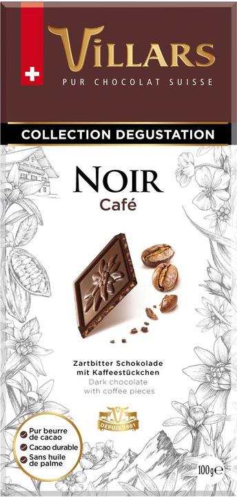 Image du produit Villars café noir au chocolat (112 g)