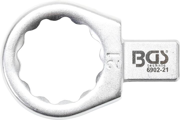 BGS Einsteck-Ringschlüssel 21 mm Aufnahme 9 x 12 mm (21 mm)