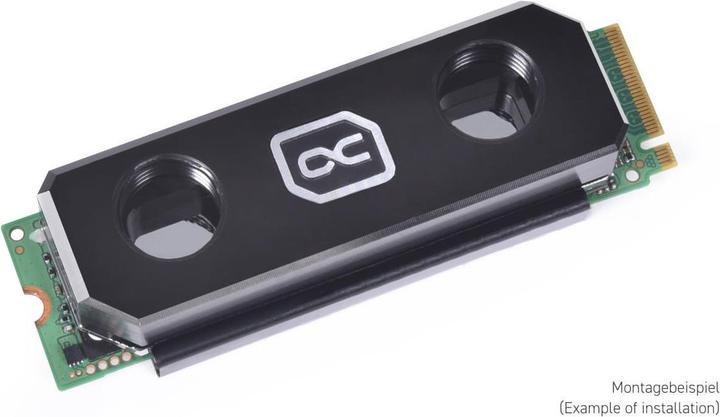Actual product image Alphacool HDX Apex M.2 2280 SSD Cooler