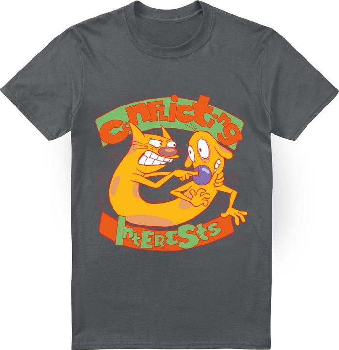 Immagine prodotto CatDog Conflicting Interests Maglietta Uomo (M)