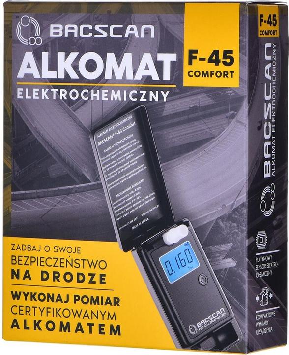 Actual product image Bacscan F-45 COMFORT electrochemical breathalyzer