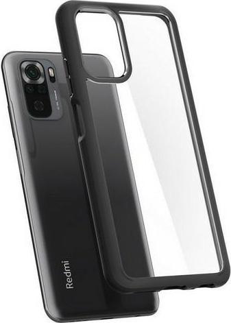 Actual product image Spigen Ultra Hybrid case for Xiaomi Redmi Note 10 / 10S matte black (Xiaomi Redmi Note 10, Xiaomi Mi 10S)