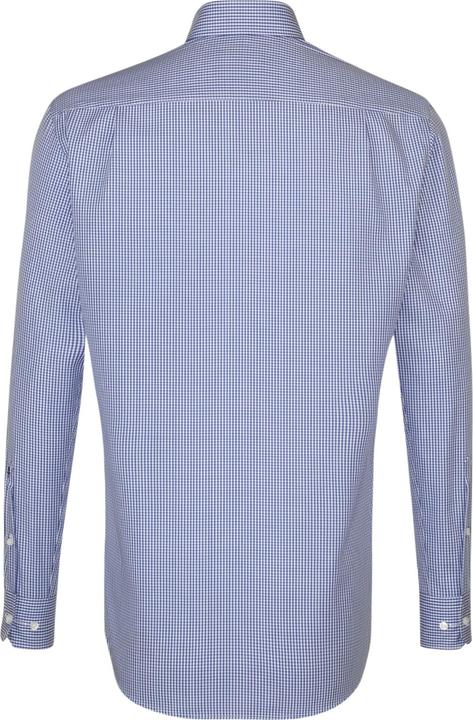 Actual product image Seidensticker Shirt Modern Fit BD non-iron checked blue/w (3XL)