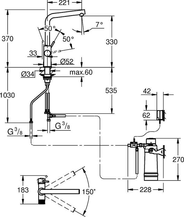 Actual product image Grohe Blue Pure Minta