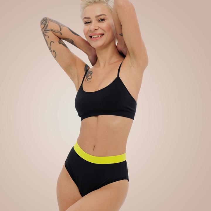 Produktbild Weekiss High Waist Lemon Periodenunterwäsche (3XL)