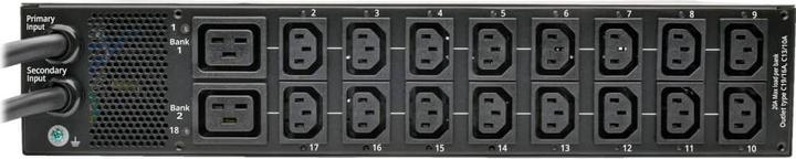 Immagine prodotto Eaton Tripp Lite Series PDU Switched 7.4kW 230V 16 C13 2 C19 2 IEC309 32A Blue Cords 2U - Distribuzione di energia elettrica