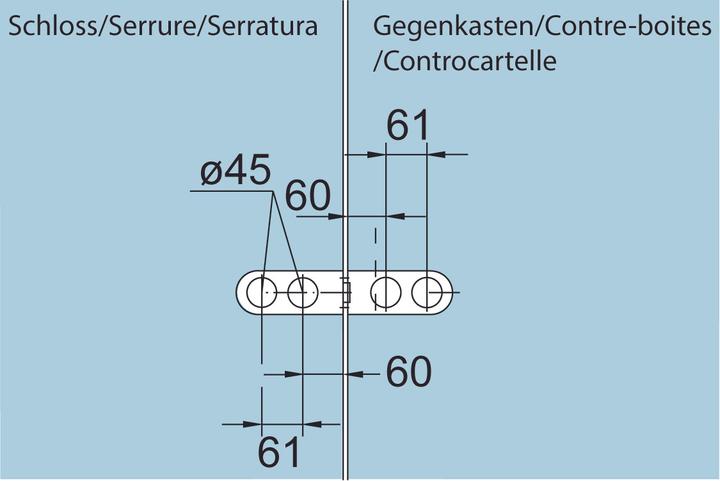 Produktbild Längle Glas-System Beschläge-Set DORMA