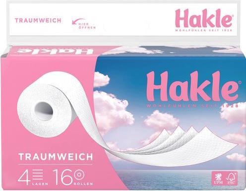 Produktbild Hakle Toilettenpapier Traumweich 4-lagig 16 Rollen (16 x)