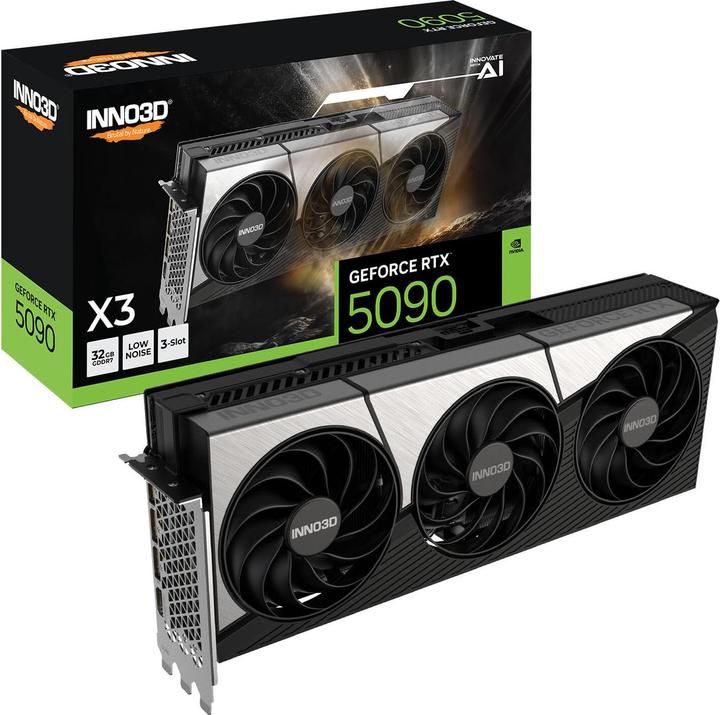 Actual product image Inno3D GeForce RTX 5090 X3 (32 GB)