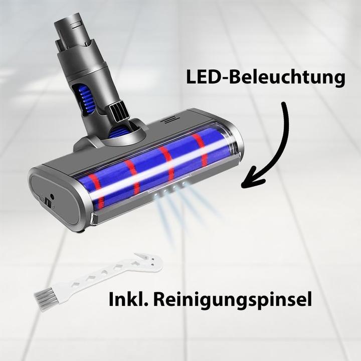 Actual product image Hermex Alternative Staubsaugerbürste Dyson V6 DC58 DC59 DC61 DC62 DC74