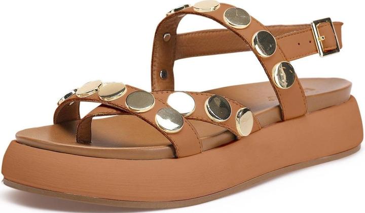 Inuovo Mit dieser bequemen und modischen Plateausandalette von mit puristischem Design und hochwerti