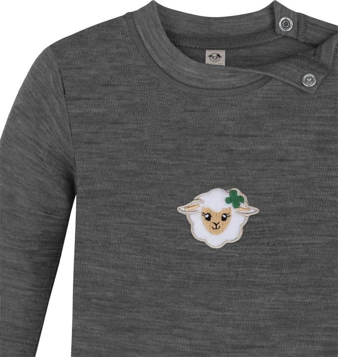 Actual product image Normani 2-pack baby merino longsleeve "Taupo" - 9465 (104)