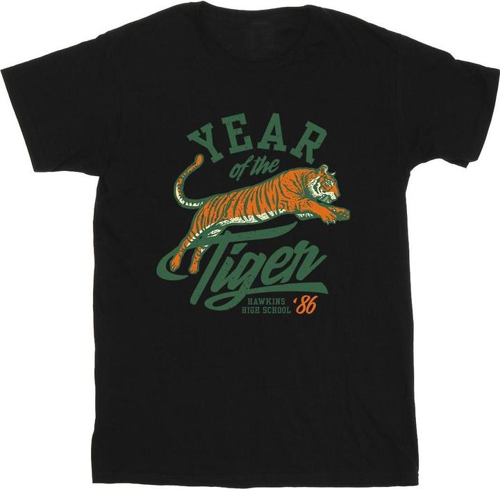 Netflix Stranger Things Hawkins Year of The Tiger 86 TShirt