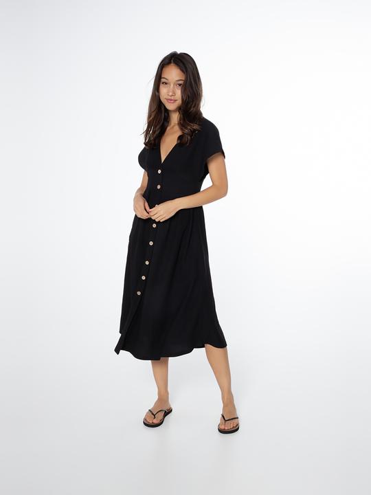 Actual product image Protest Ladies Prtsambu Dress, True Black, Small (36)