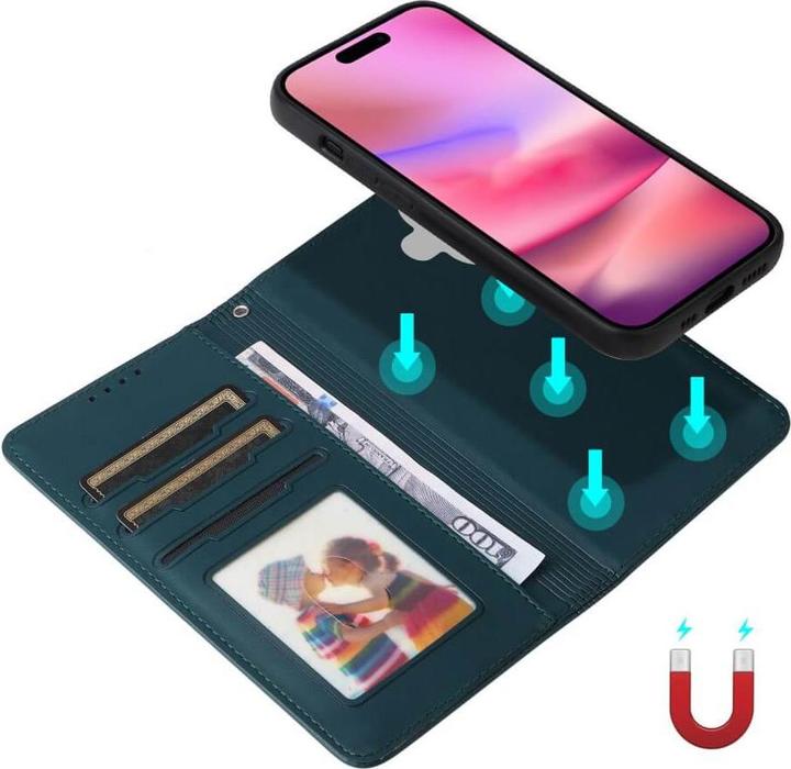 Image du produit Cover-Discount iPhone 16 - Portefeuille divisible 2 en 1 Étui pour téléphone portable (Apple iPhone 16)
