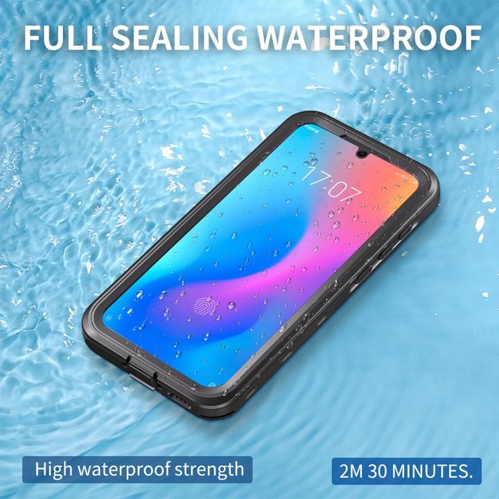 Actual product image Redpepper Samsung Galaxy A55 - IP68 SAM Series Wasserdichtes Outdoor Case, schwarz (Samsung Galaxy A55)