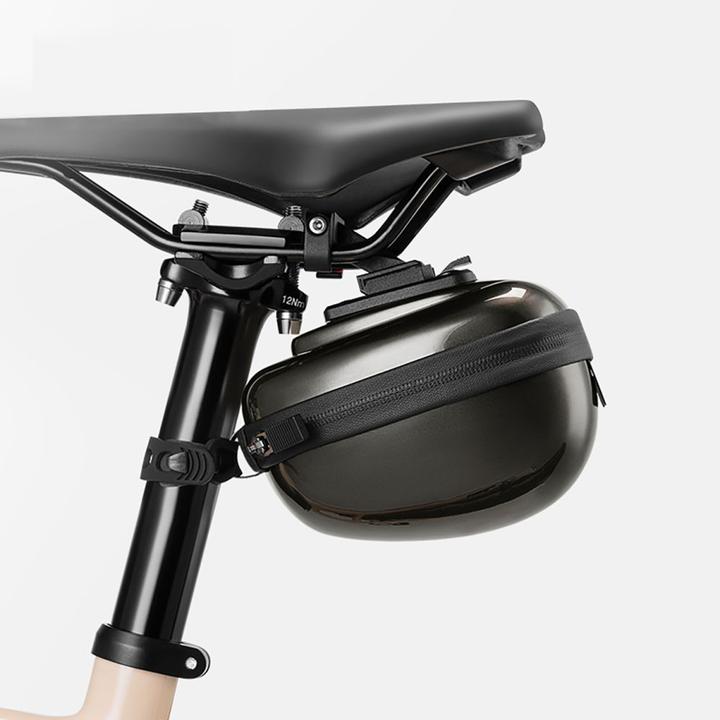Produktbild Rockbros Rigid Hard Shell Compact Saddle Bag 0.4l - Black (0.40 l, Rahmentasche)